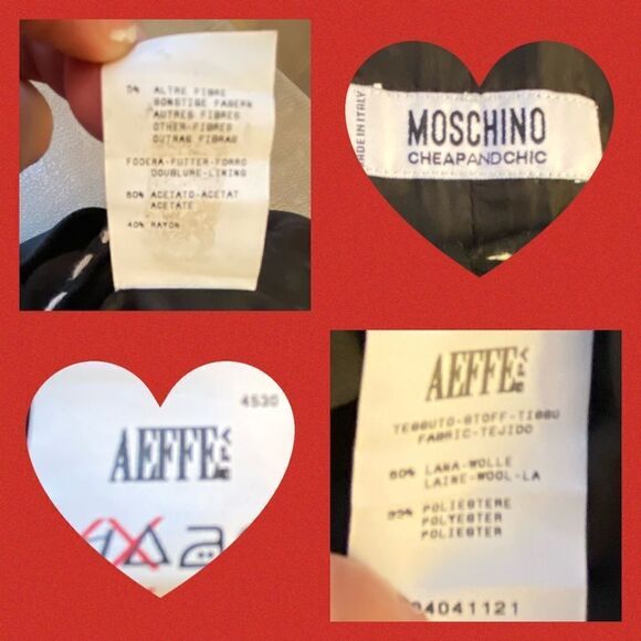 MOSCHINO cheap and chic little black dress made in Italy AEFFE Spa Y2K - Picture 2 of 5